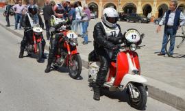 Il Motogiro d'Italia fa tappa a San Severino, fra i protagonisti il conduttore di "Dream Road" Emerson Gattafoni