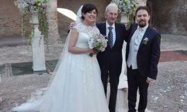 I vertici nazionali Anpi al matrimonio di Monica Minnozzi e Flavio Longano a Tolentino