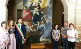 Montecassiano, la Pala Antolini restituita al suo antico splendore