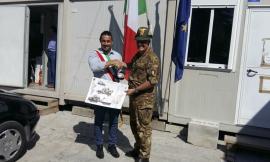 Pieve Torina, al sindaco Gentilucci il saluto del V Reggimento Alpini
