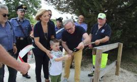 Inaugurata via Frank e un percorso salutistico a Chiesanuova di Treia