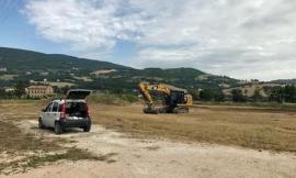 Caldarola, iniziati i lavori di preparazione per l'area che ospiterà 104 casette