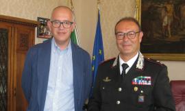 Civitanova, il sindaco Ciarapica riceve il comandante della Compagnia dei carabinieri Marinelli