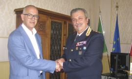 Il commissario Ciro De Luca a Palazzo Sforza per salutare il sindaco Fabrizio Ciarapica