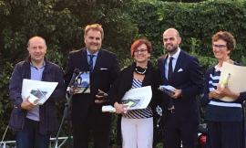Da Cernobbio solidarietà per Tolentino: consegnato un assegno da 24mila euro