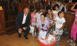 Macerata, delegazione di bambini del Saharawi accolta in Consiglio comunale