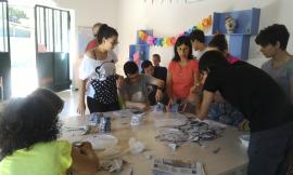 Macerata, l'assessore Marcolini in visita presso il Centro estivo per adolescenti diversamente abili