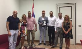 Civitanova, delegazione croata ricevuta in Comune. Domani il via alla regata