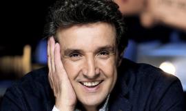 Flavio Insinna a Sarnano in "La macchina della felicità"