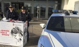 Continua a Civitanova la campagna della Polizia “…Questo non è amore” contro la violenza sulle donne