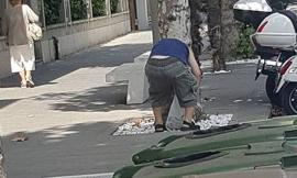 A Civitanova si rubano anche i sassi del corso...