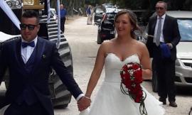 Emanuela sposa il suo vigile del fuoco Daniele, gli auguri dei colleghi