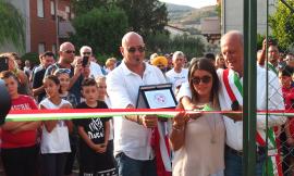 Inaugurato a Caldarola un parco giochi nel nome di Nicolò Ceselli