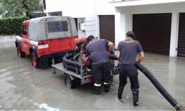 Maltempo, allagamenti a Scossicci: intervengono i vigili del fuoco