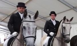 Una coppia maceratese sul gradino più alto del podio al trofeo di equitazione di Narni