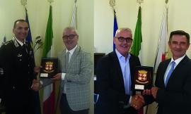 Carancini incontra i nuovi Comandanti provinciali dei Carabinieri e dei Vigili del fuoco