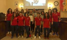 Colori rossoblù nel Comune di Civitanova; presentate le squadre del Civitanova Dream Futsal e della Vis Civitanova