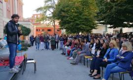 Macerata, il Liceo Leopardi inaugura l'anno scolastico con Simone Riccioni ospite speciale