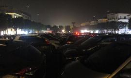 Civitanova, piazza al buio e circolazione impazzita