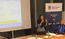 Recanati, Tavecchio all'inaugurazione del Centro Federale Territoriale