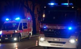 Sarnano, tremendo fuoristrada: auto distrutta, conducente salvo