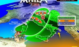 Arriva Attila. Da lunedì si piomba in pieno inverno con neve e temperature rigide