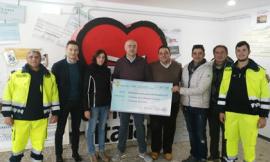Solidarietà, Potenza Picena consegna a Visso un assegno di 7.897 euro