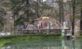 Presepe allestito a Visso: un piccolo segno di rinascita
