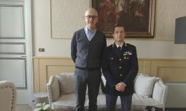 Visita a Palazzo Sforza del nuovo Comandante della Polizia Stradale provinciale