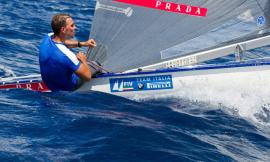 Filippo Baldassari a Cagliari per i test selettivi di Luna Rossa