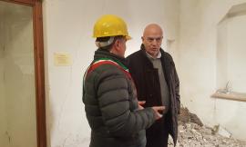 Marco Rizzo visita Gagliole insieme al sindaco Mauro Riccioni