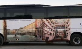 San Severino, l'immagine della città "colora" un nuovo autobus Contram