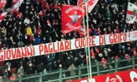 La curva del Perugia omaggia Giovanni Pagliari
