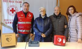 La famiglia di Stefano Amici ha donato un defibrillatore alla Cri di Camerino