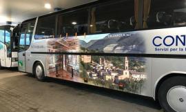 Un pullman Contram per celebrare le bellezze del Comune di Caldarola