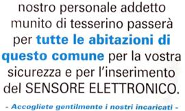 Civitanova, allerta per la truffa dei rilevatori di gas