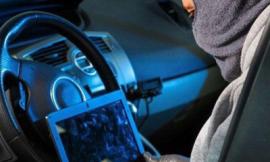 Macerata, topo d'auto bloccato dalla polizia in via Pancalducci