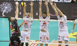 Sir Perugia - Lube Civitanova, agli umbri gara 3: guarda le foto