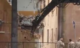 Visso: demolito un altro edificio (VIDEO)