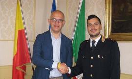 Civitanova: il nuovo commissario capo in visita al sindaco Ciarapica