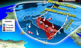 Freddo, pioggia e grandine: in arrivo un vero e proprio cataclisma nel weekend