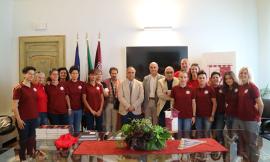 Il Rettore di Unimc riceve la squadra femminile di calcio a 5