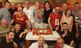 Ubaldo Righetti ospite alla cena di fine stagione del Roma Club "Franco Sensi" di Montecosaro
