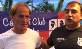 Festa del Cagliari club Marche Rossoblu, ospite d'onore a Civitanova il portiere Nello Malizia