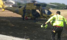 Potenza Picena, incidente sul lavoro: giovane perde tre dita (Foto)