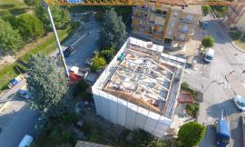 Tolentino, ricostruzione pesante: partiti i lavori in un palazzo con scheda Aedes "E"