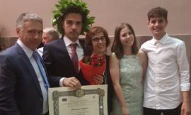 Tolentino, brillante laurea in Ingegneria Edile per Francesco Mancini