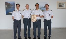 Guardia di finanza: il generale Edoardo Valente in visita alla tenenza di Camerino