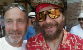 Jovanotti a spasso per San Severino prima del concerto