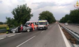 Pollenza, riaperta la superstrada dopo l'incidente